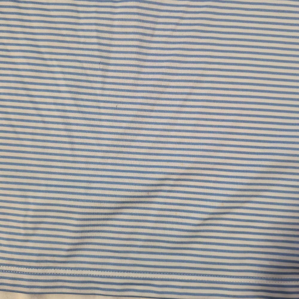 Ole Miss Rebels Nike Golf Mens XL Standard Dri-FIT Blue Striped Polo Shirt - Picture 7 of 10